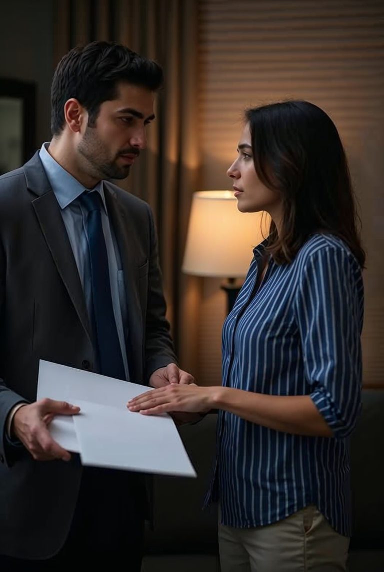 “¿Sabes que la mitad de tu apartamento ahora me pertenece, verdad?”, le dijo, como si hablara de cualquier cosa trivial.