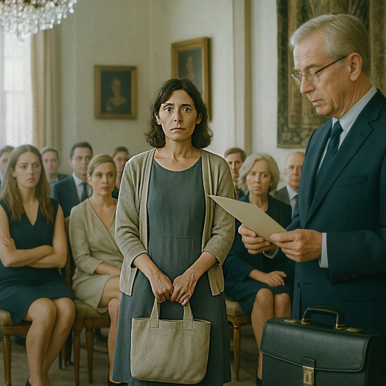 A Simple Woman Was Humiliated at a Will Reading – Until They Realized She…