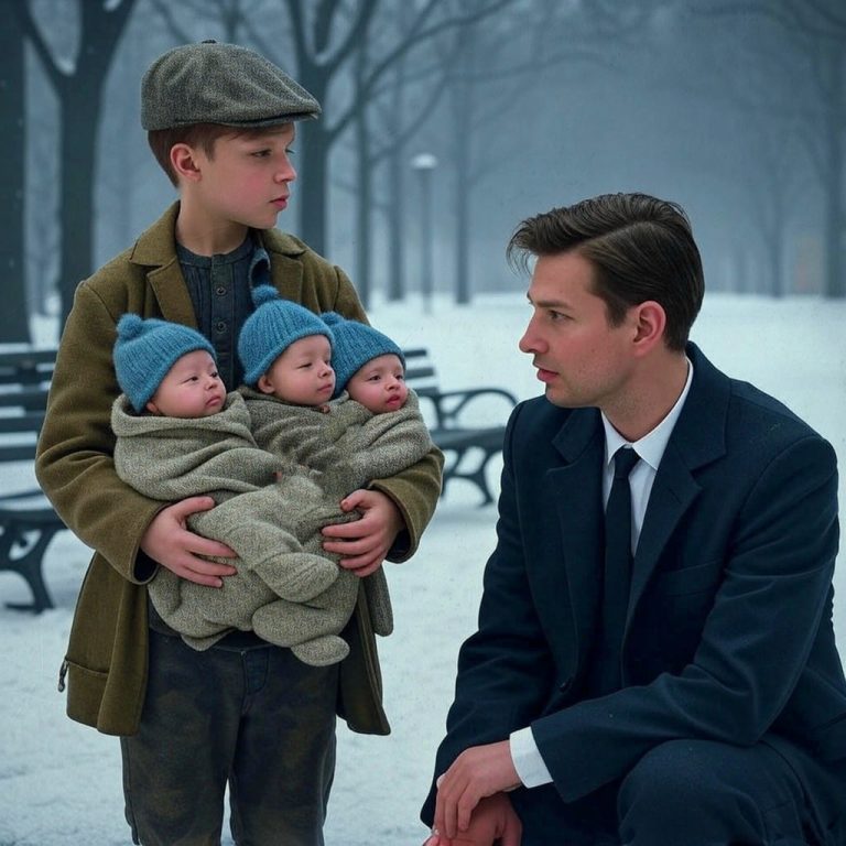 Affluent Entrepreneur Pulls Over in a Snowstorm—The Tattered Boy’s Burden Left Him Stunned…