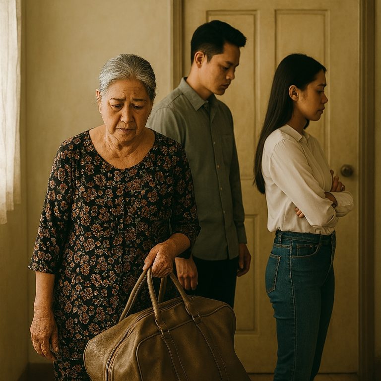 Cuando tenía 52 años, recibí una gran suma de dinero. Estaba a punto de contárselo a mi hijo, pero cuando llegué a la puerta de su habitación, no esperaba lo que escuché: estaban hablando de cómo iban a echarme de la casa.