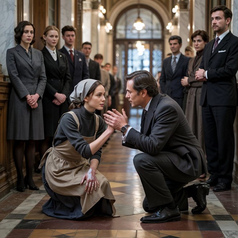 Ella no había hablado en tres años — hasta que él se arrodilló ante ella.