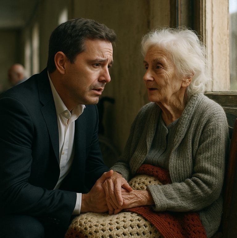 UN MILLONARIO VISITÓ UN ASILO PARA DONAR… Y ENCONTRÓ A SU MADRE PERDIDA HACE 40 AÑOS…