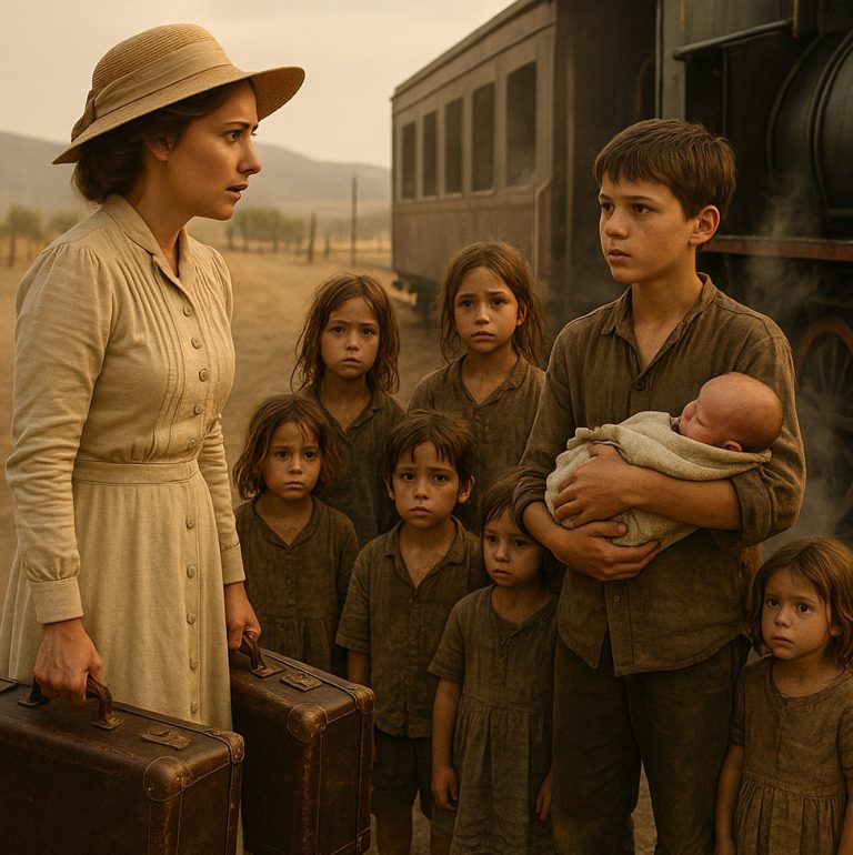 “Llegó Para Casarse… Pero Encontró 7 Niños Solos y un Secreto Que Lo Cambió Todo”