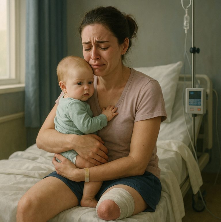 En seis meses, tuve un hijo, perdí una pierna y luché contra el cáncer