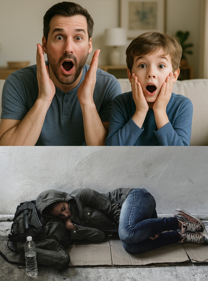 “¡PAPÁ, MIRA A MAMÁ!” – ¡LA MUJER SIN HOGAR ERA IDÉNTICA… Y EL MILLONARIO SE DESMAYÓ!