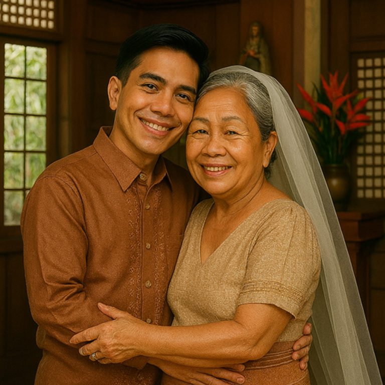 SE CASÓ CON UNA MUJER DE 65 AÑOS: TODOS DECÍAN QUE ERA POR DINERO… PERO EL DÍA DE LA BODA, LA VERDAD SALIÓ A LA LUZ Y DEJÓ MUDO A TODO EL PUEBLO